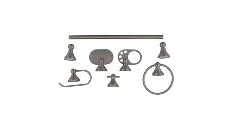 6-PIECE METAL BATHROOM ACCESSORIES SET