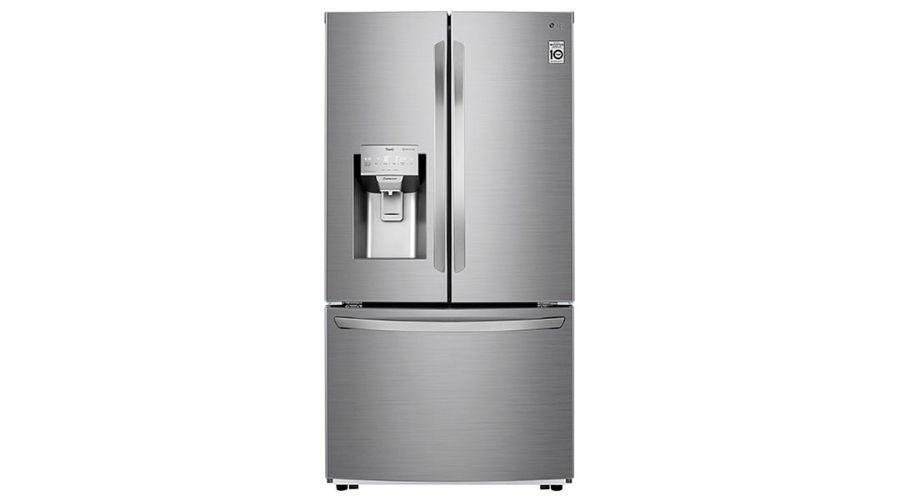 LG 28 Ft French Door Silver Refrigerator With Dispenser - GM28LIP