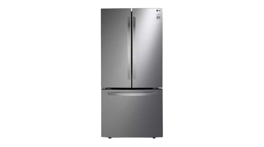 LG French Door Linear Inverter Refrigerator With Door Cooling 25 Feet - Platinum - LM65BGSK