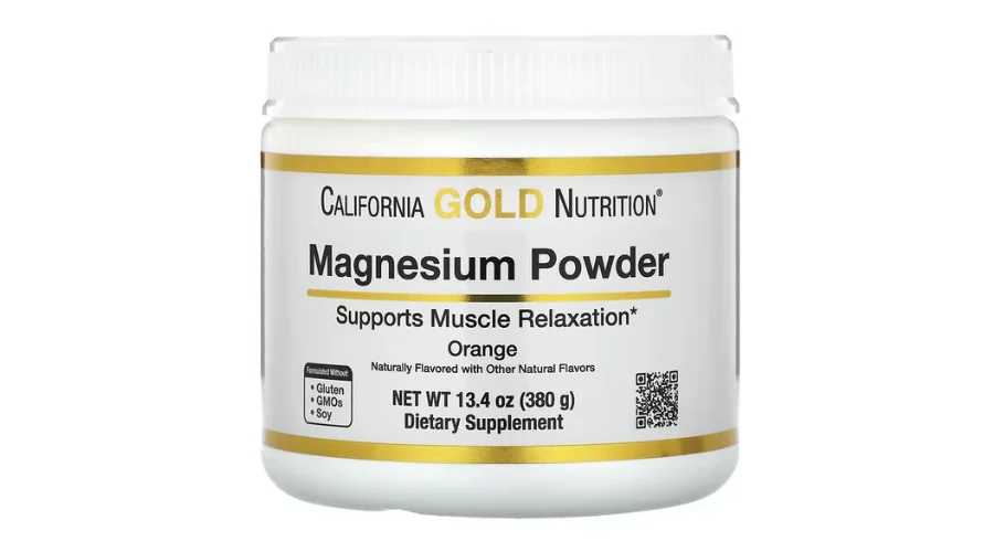 California Gold Nutrition, Magnesium Powder Beverage