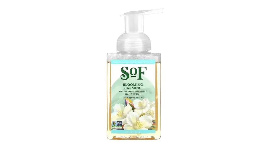 SoF, Hydrating Foaming Hand Wash with Agave Nectar, Blooming Jasmine, 8 fl oz (236 ml)