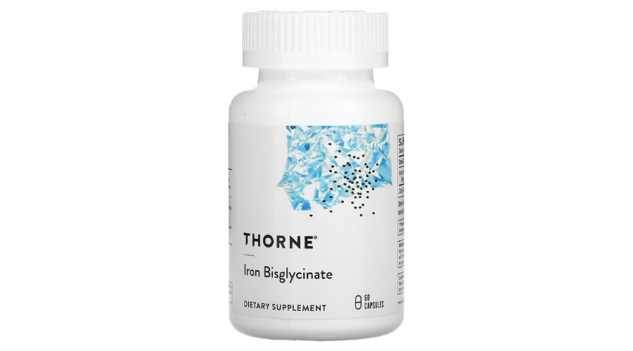 Thorne, Iron Bisglycinate, 60 Capsules
