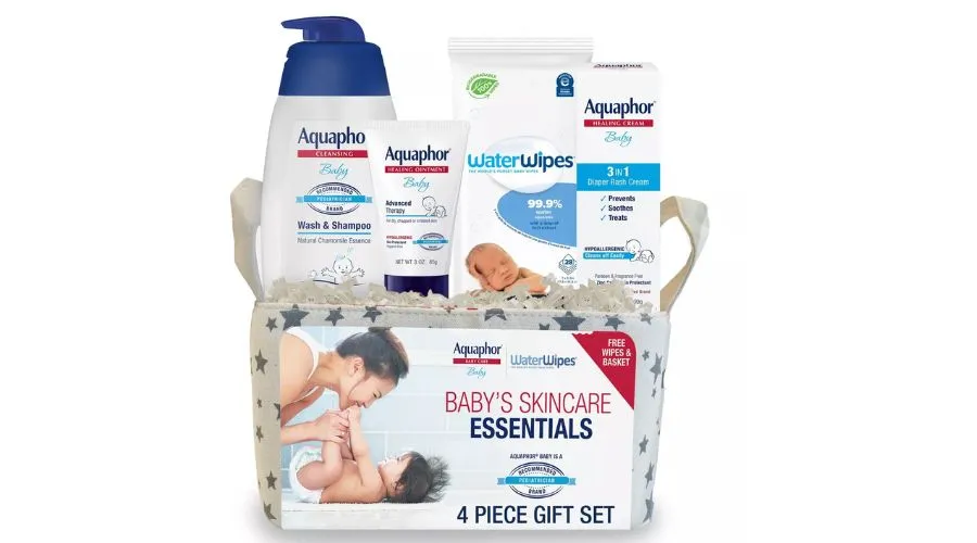 4 PC Gift Set Aquaphor Baby Everyday Skincare Essentials