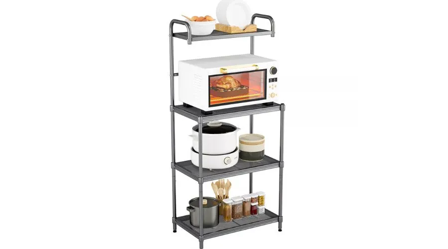 Costway 4-tier Baker’s Rack Microwave Oven Stand Shelves