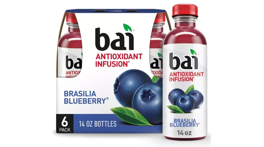 Bai Brasilia Blueberry Antioxidant Water - 6pk14 fl oz Bottles