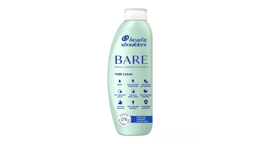 Head & Shoulders Bare Anti Dandruff Pure Clean Shampoo