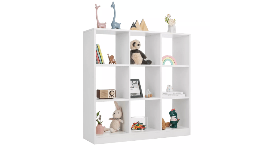 Kids Storage Organizer 9-Cube Kids Bookcase For books toys ornaments 
