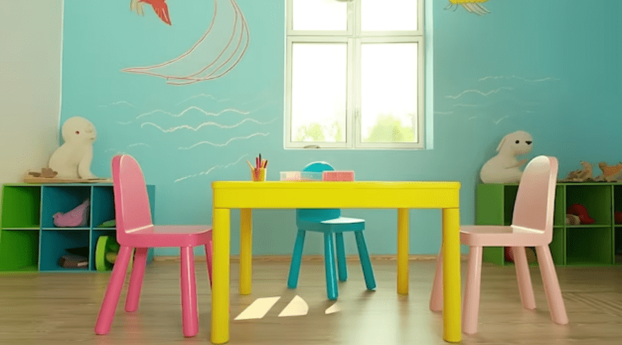 kid's table and chairs