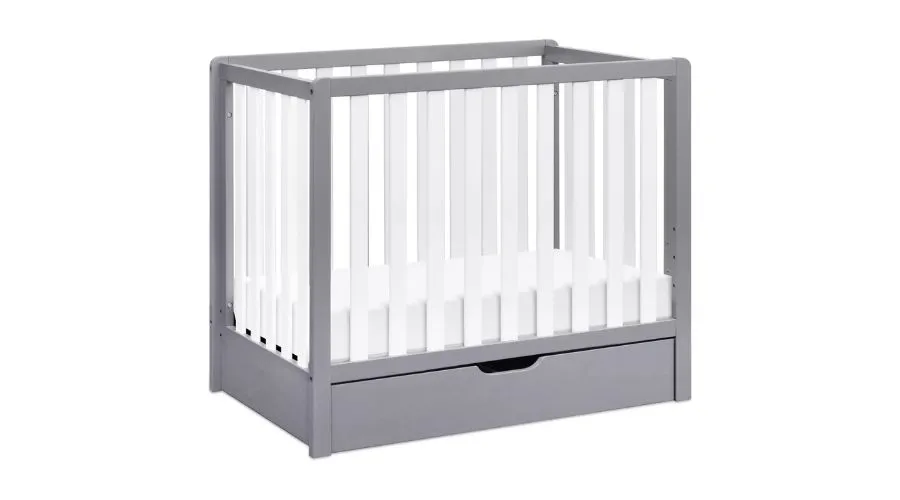 4-In-1 Convertible Mini Crib With Trundle