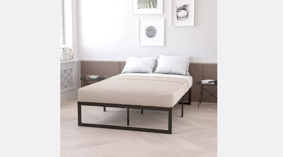 Flash Furniture 14 Inch Metal Platform Bed Frame