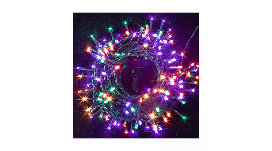 Multicolour Green Wire String Lights
