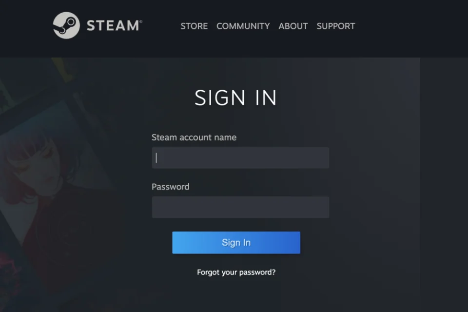 Steam Retrieve Password