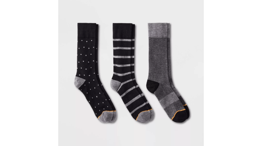 Men's Dot Crew Socks 3pk | Nobelpuma