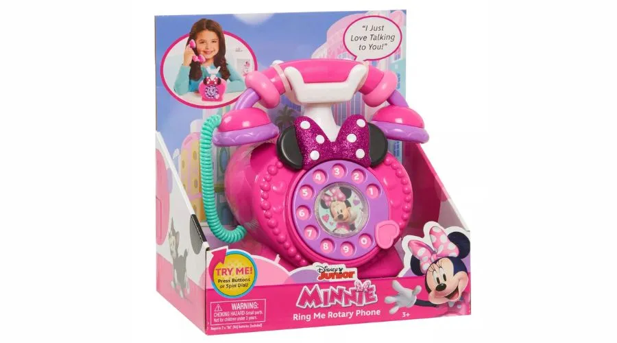Minnie Mouse Ring Me Rotary Phone 