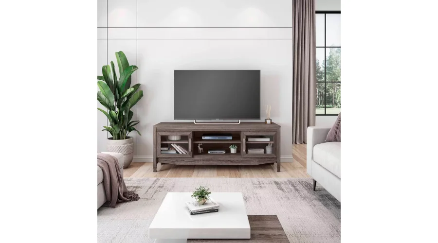 TV Stand for TVs up to 65" Techni Mobili Gray | nobelpuma