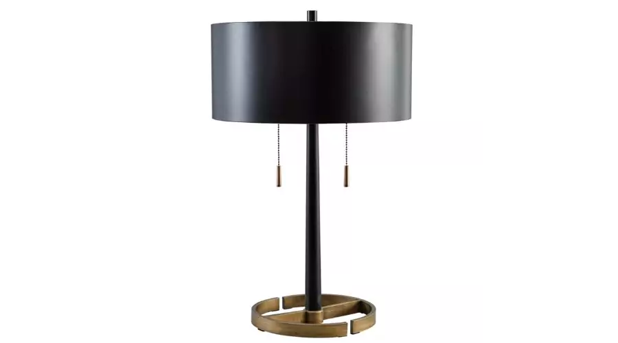 Amadell Metal Table Lamp Black/Gold