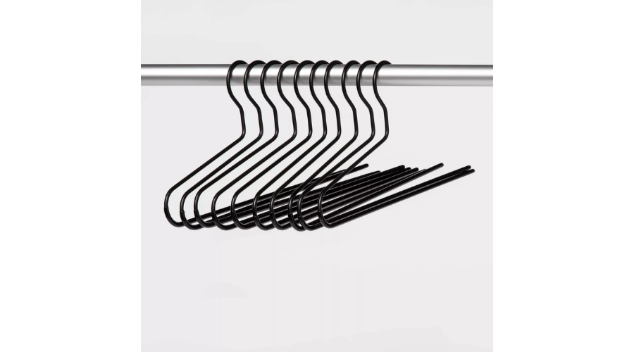 10pk Pant Hangers Black | Nobelpuma