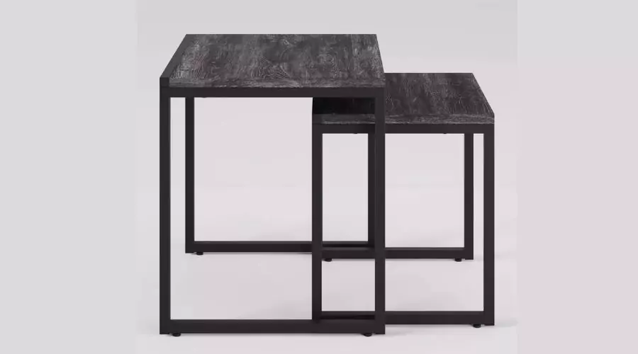 2 Pc Forth Square Nesting Side tables set