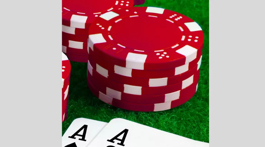 Poker Chips – 100-piece Set of 11.5-gram Blackjack Chips with Dice