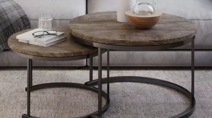 Coffee table and side table set