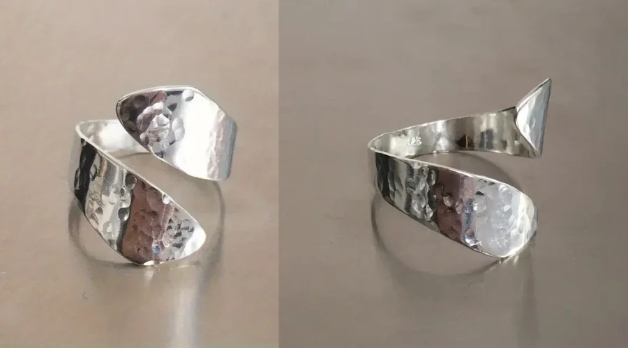 1Pcs Hammered Thumb Ring