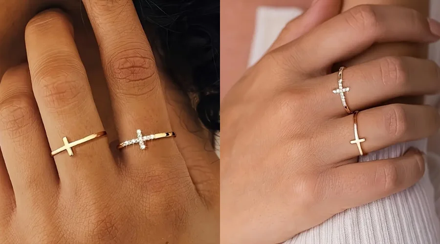 Cross Rings for Women