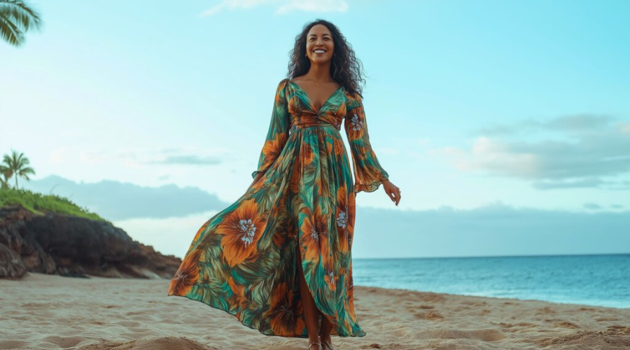 hawaiian dresses for women