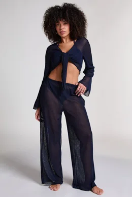 Beach Knit Top – Blue (1)