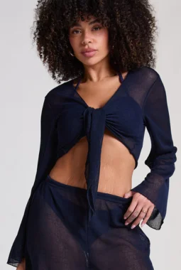 Beach Knit Top – Blue