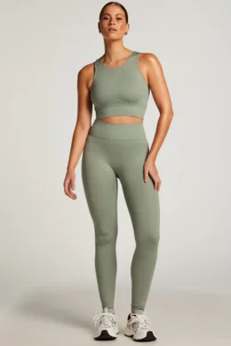 HKMX Seamless Sports Bra – Green (1)