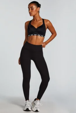 HKMX The All Star Level 2 Sports Bra – Black (1)