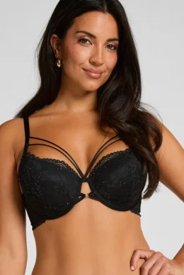 Padded Demi Bra Sabrina – Black (1)