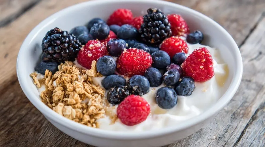 Greek Yogurt Berry Breakfast Bowl