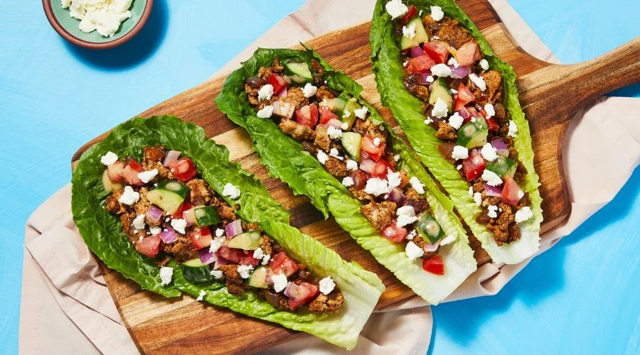 Turkey and Vegetable Lettuce Wraps
